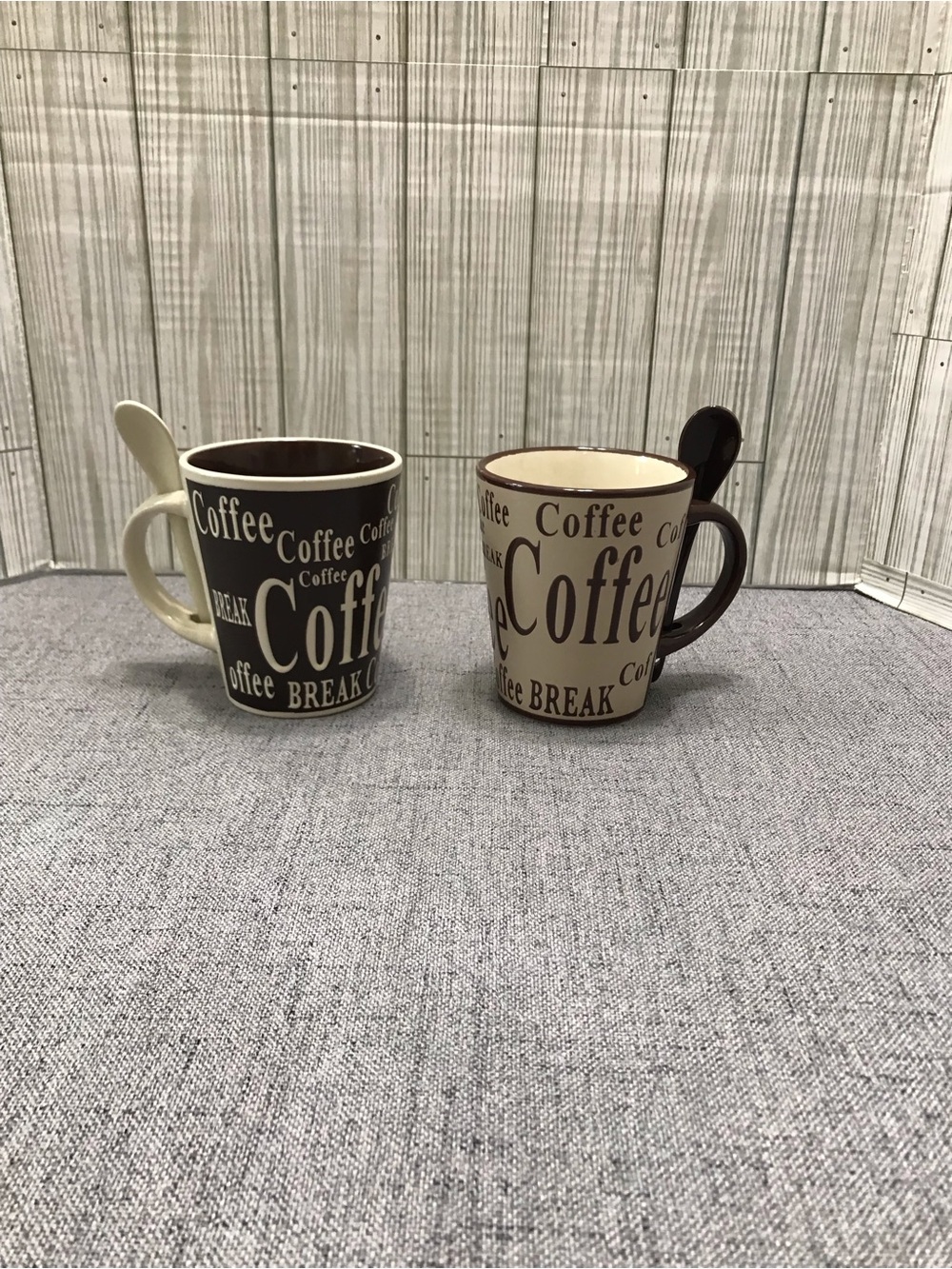 Set of 2 Mr. Coffee Bareggio Ceramic Coffee Mugs